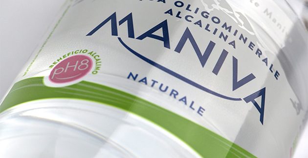 Etichetta Maniva pH8 Naturale